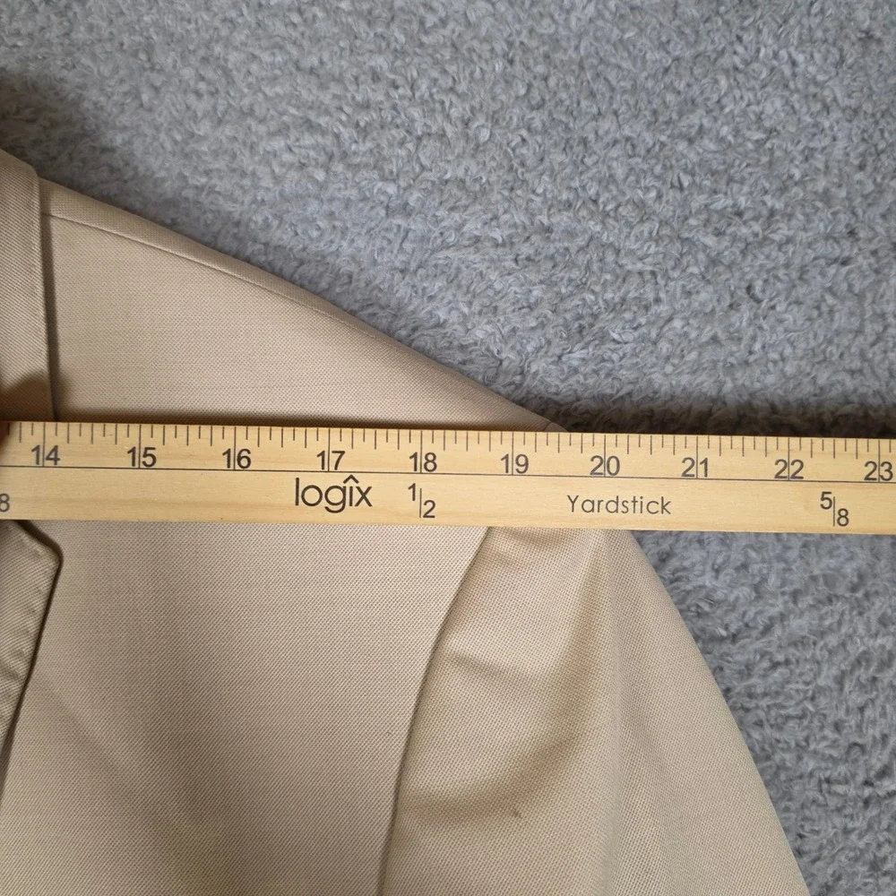 The Black Tux Blazer Mens 46R Tan Tollegno 1900 Italian Wool Suit Jacket